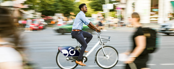 Mann auf Nextbike